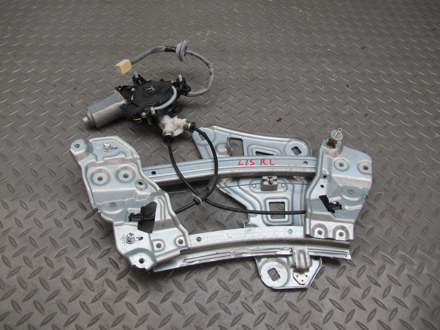 10-15 Lexus IS350 IS250 Convertible Rear Left Window Regulator w Motor OEM