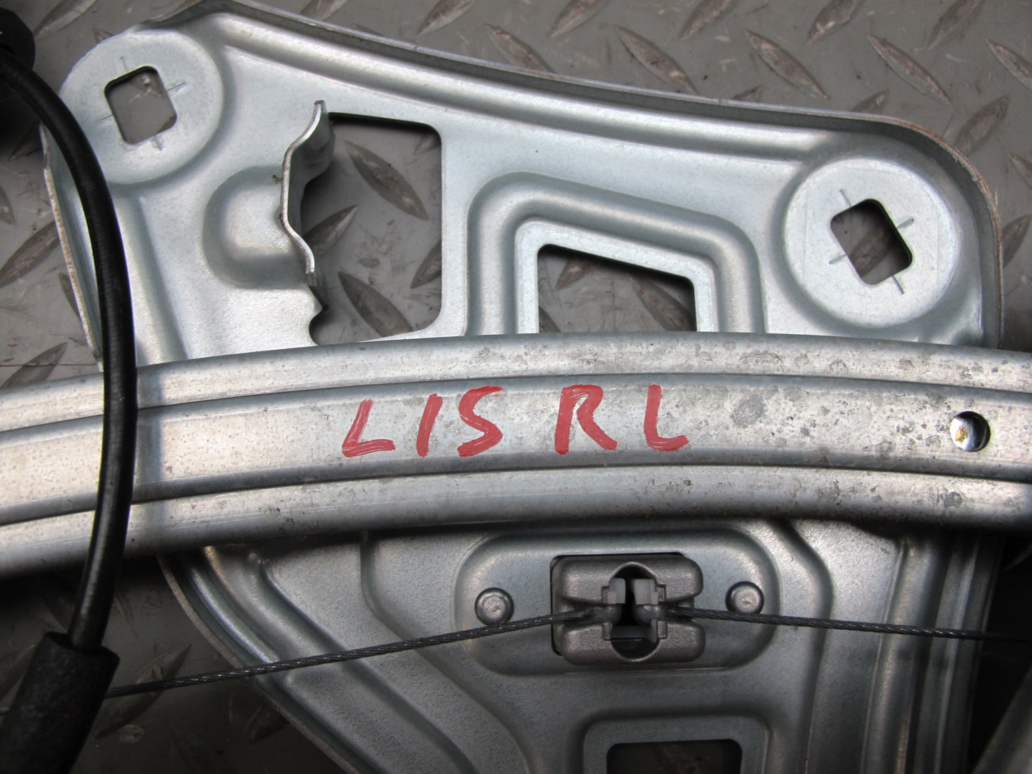 10-15 Lexus IS350 IS250 Convertible Rear Left Window Regulator w Motor OEM