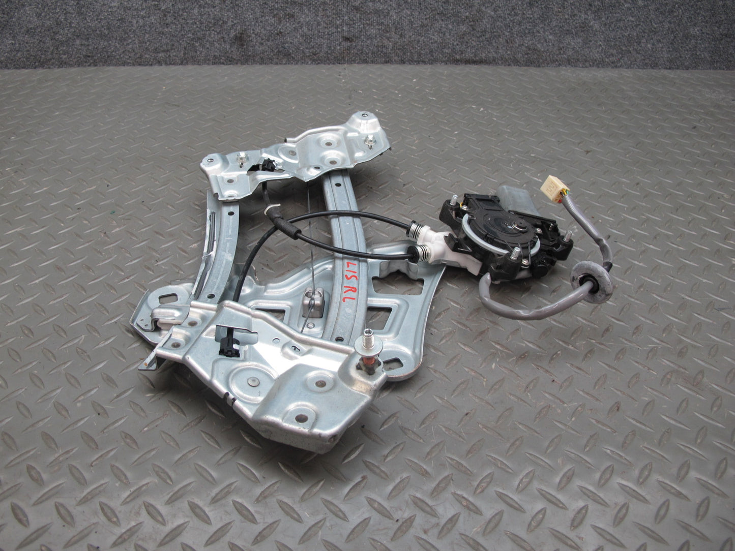 10-15 Lexus IS350 IS250 Convertible Rear Left Window Regulator w Motor OEM