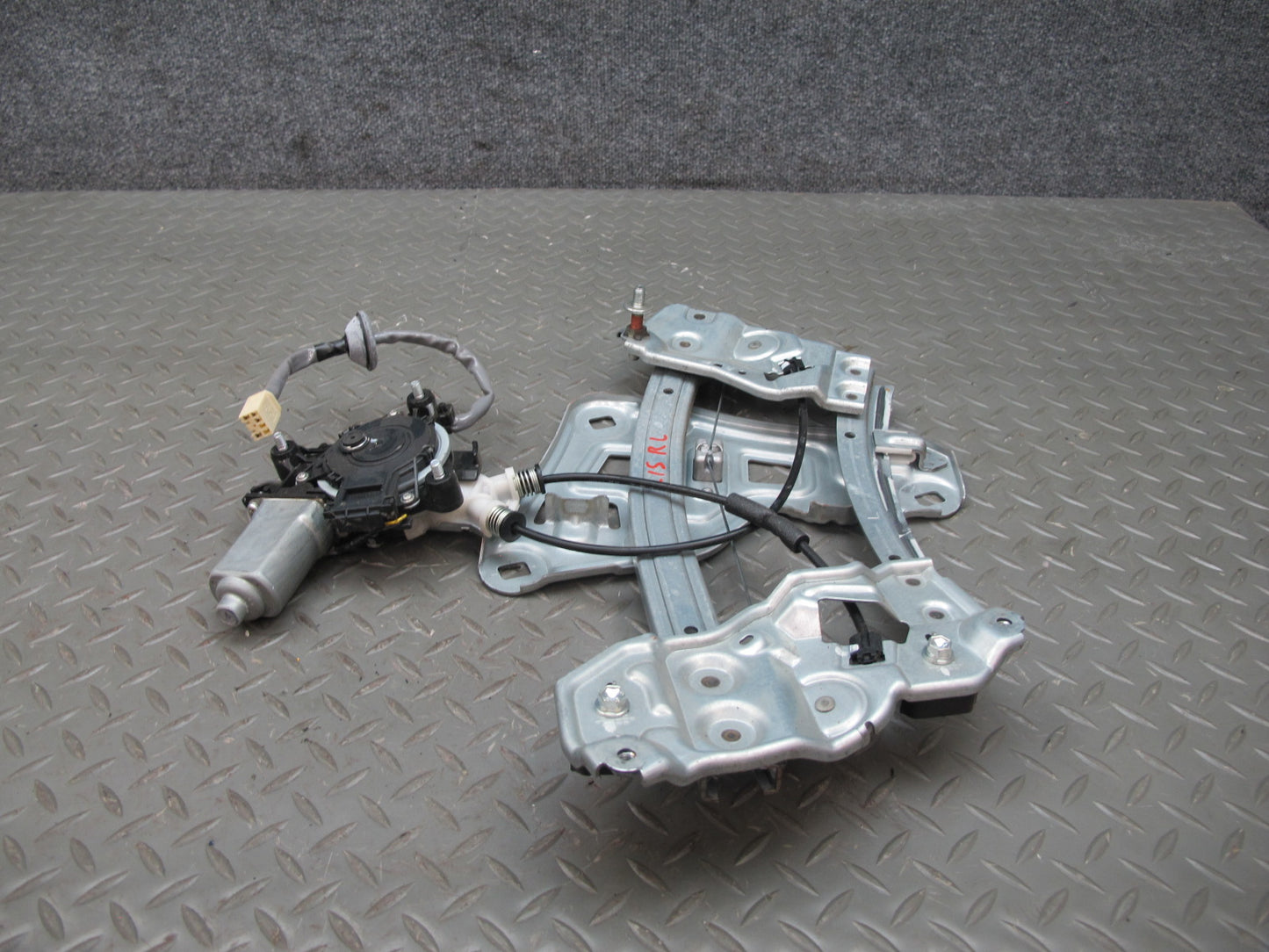 10-15 Lexus IS350 IS250 Convertible Rear Left Window Regulator w Motor OEM