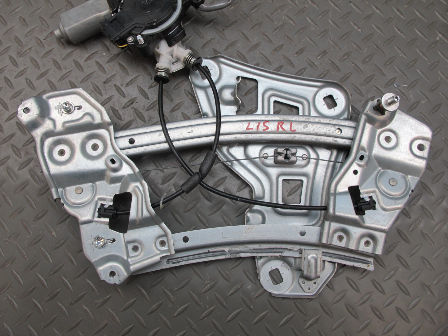 10-15 Lexus IS350 IS250 Convertible Rear Left Window Regulator w Motor OEM