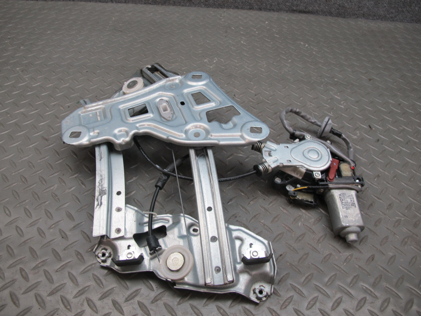 10-15 Lexus IS350 IS250 Convertible Rear Left Window Regulator w Motor OEM