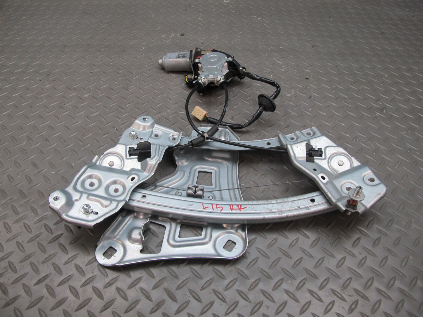 10-15 Lexus IS350 IS250 Convertible Rear Right Window Regulator w Motor OEM