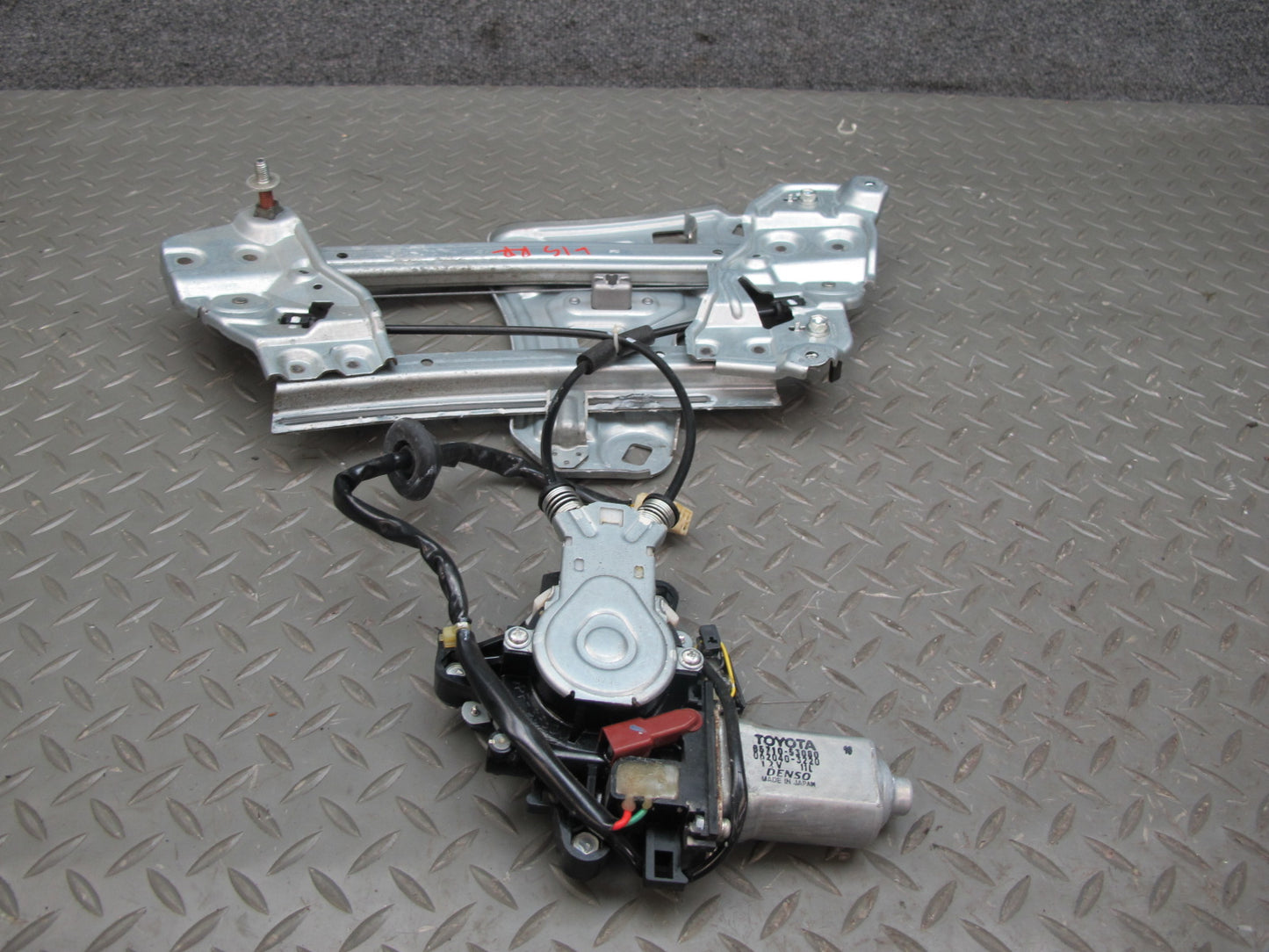10-15 Lexus IS350 IS250 Convertible Rear Right Window Regulator w Motor OEM