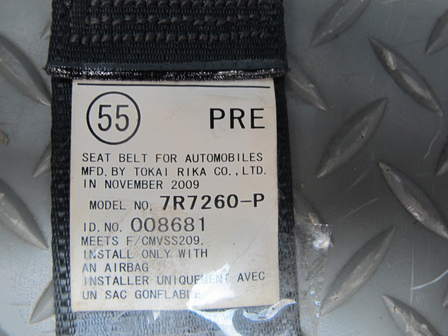 10-12 LEXUS IS250 IS350 CONVERTIBLE FRONT RIGHT & LEFT SIDE SEATBELT RETRACTOR SET OEM