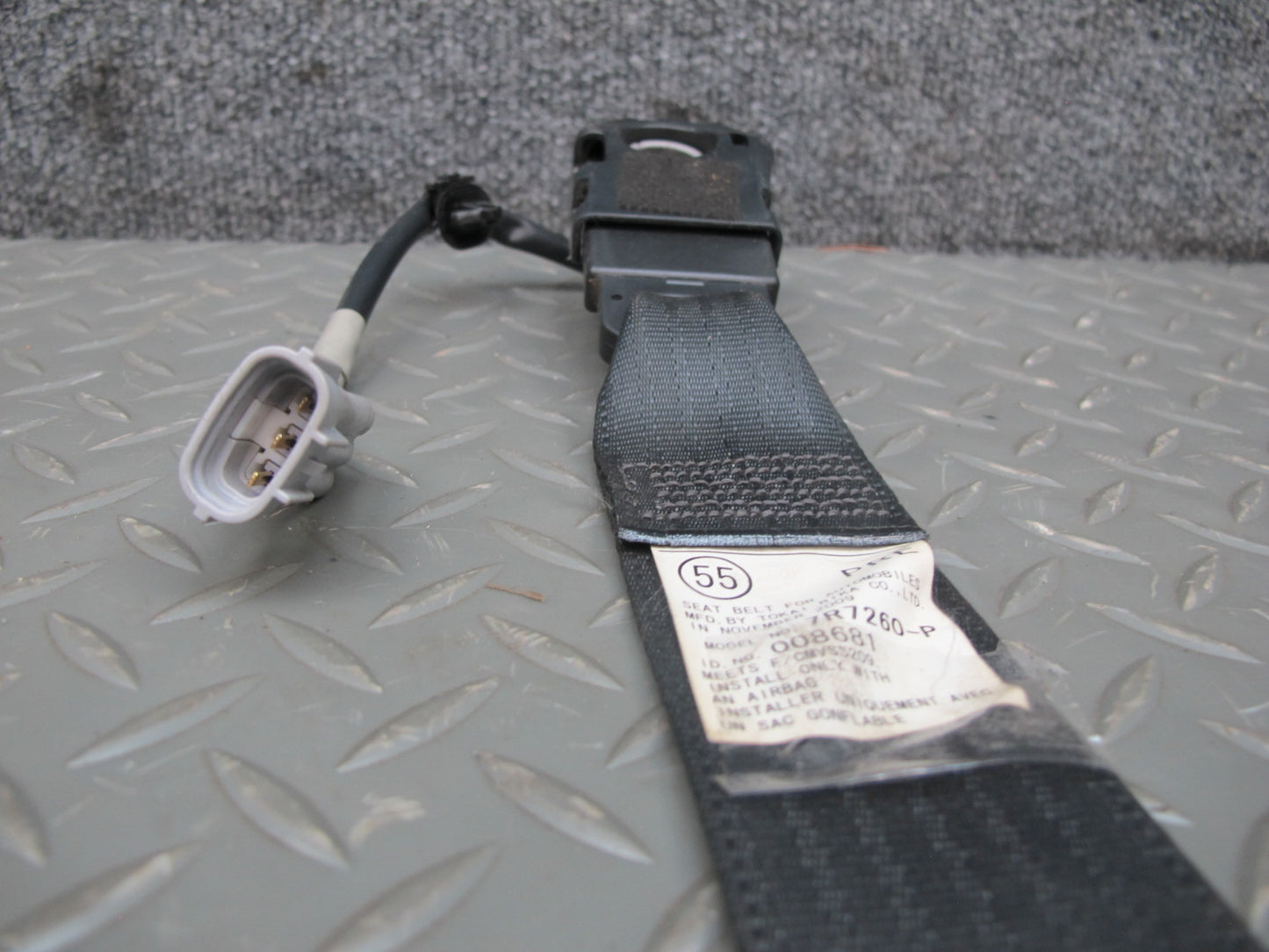 10-12 LEXUS IS250 IS350 CONVERTIBLE FRONT RIGHT & LEFT SIDE SEATBELT RETRACTOR SET OEM