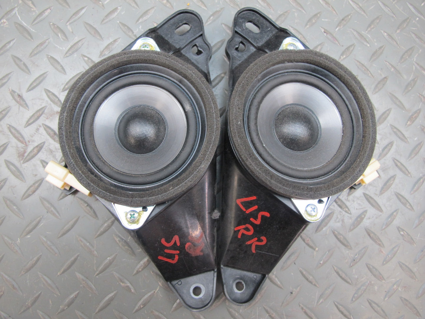 10-15 Lexus IS350 IS250 Convertible Rear Right Left Side Audio Speaker Set OEM