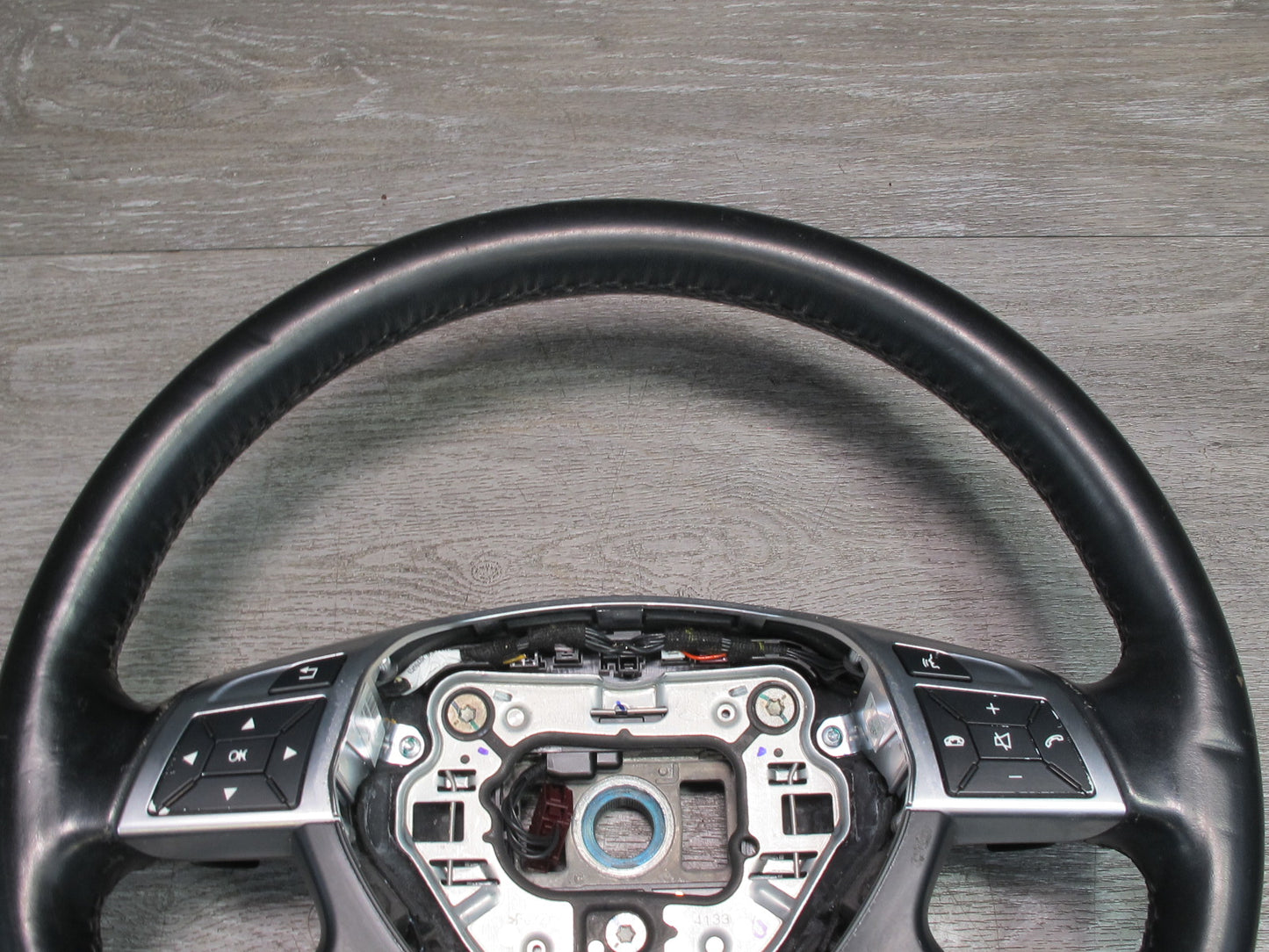 12-16 Mercedes W166 X166 GL Ml-class Leather Steering w Controls & Paddles OEM