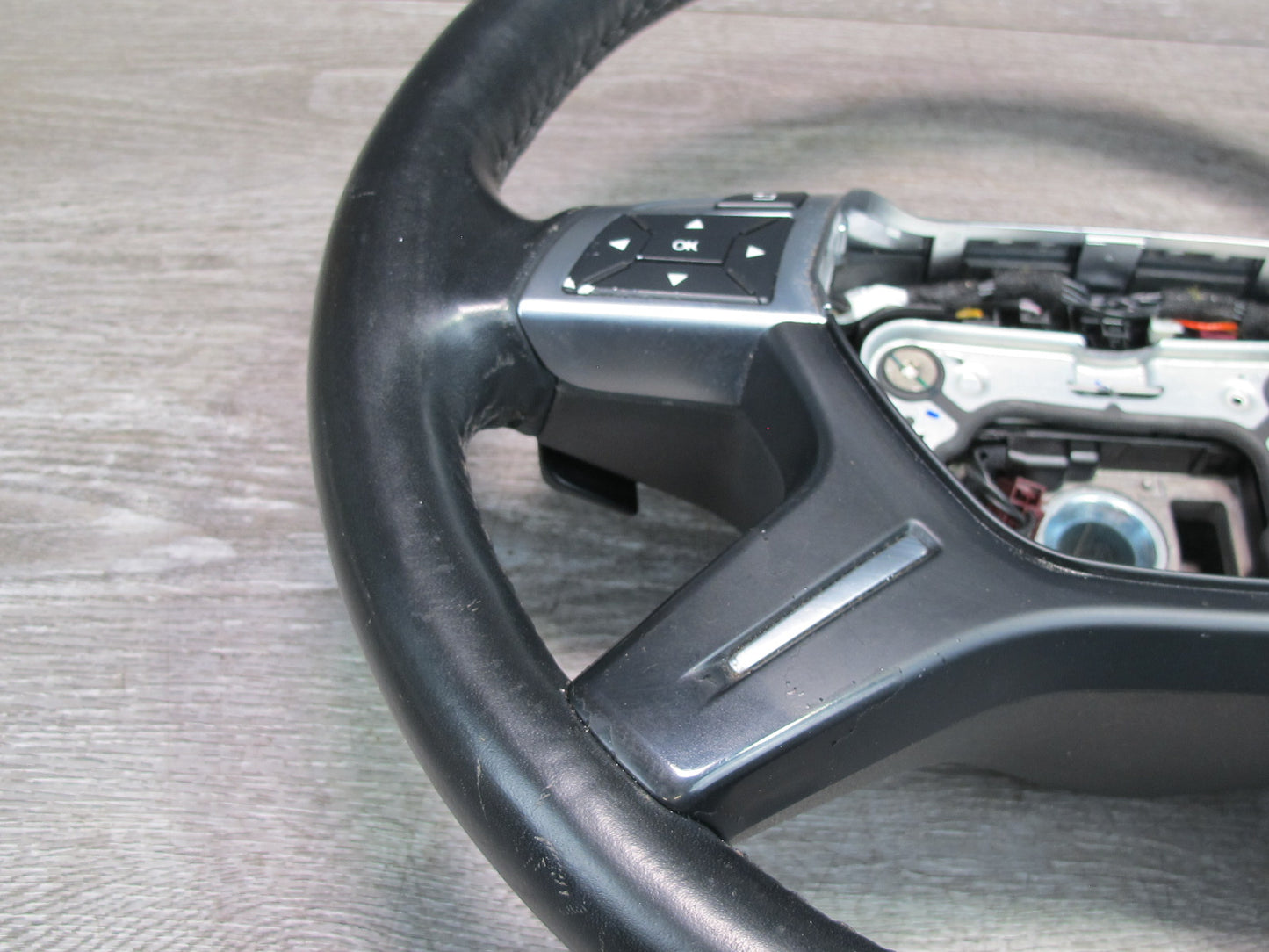 12-16 Mercedes W166 X166 GL Ml-class Leather Steering w Controls & Paddles OEM