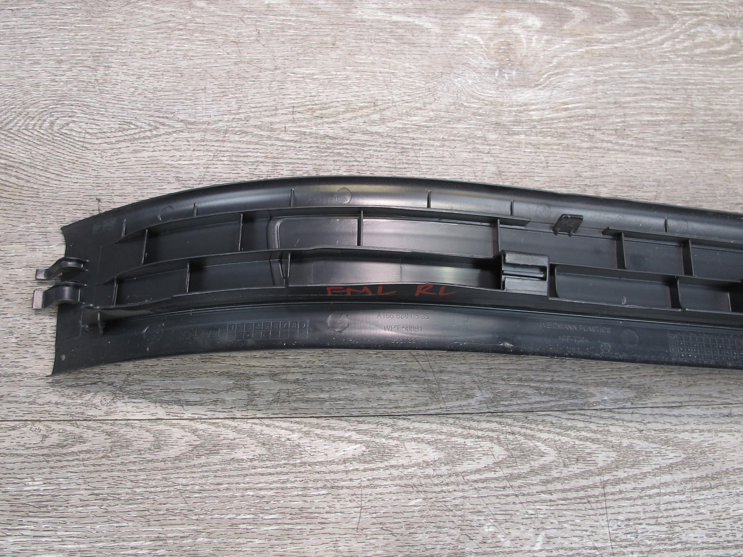 12-15 Mercedes W166 ML Set of 2 Rear Left Right Door Scuff Sill Plate Trim OEM