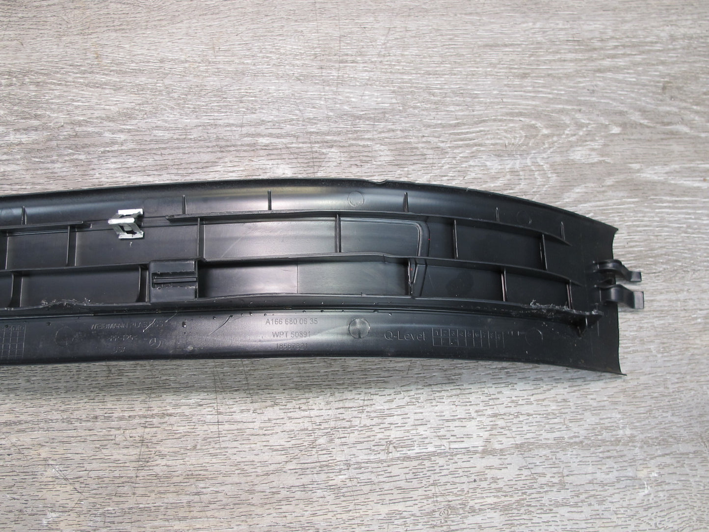 12-15 Mercedes W166 ML Set of 2 Rear Left Right Door Scuff Sill Plate Trim OEM