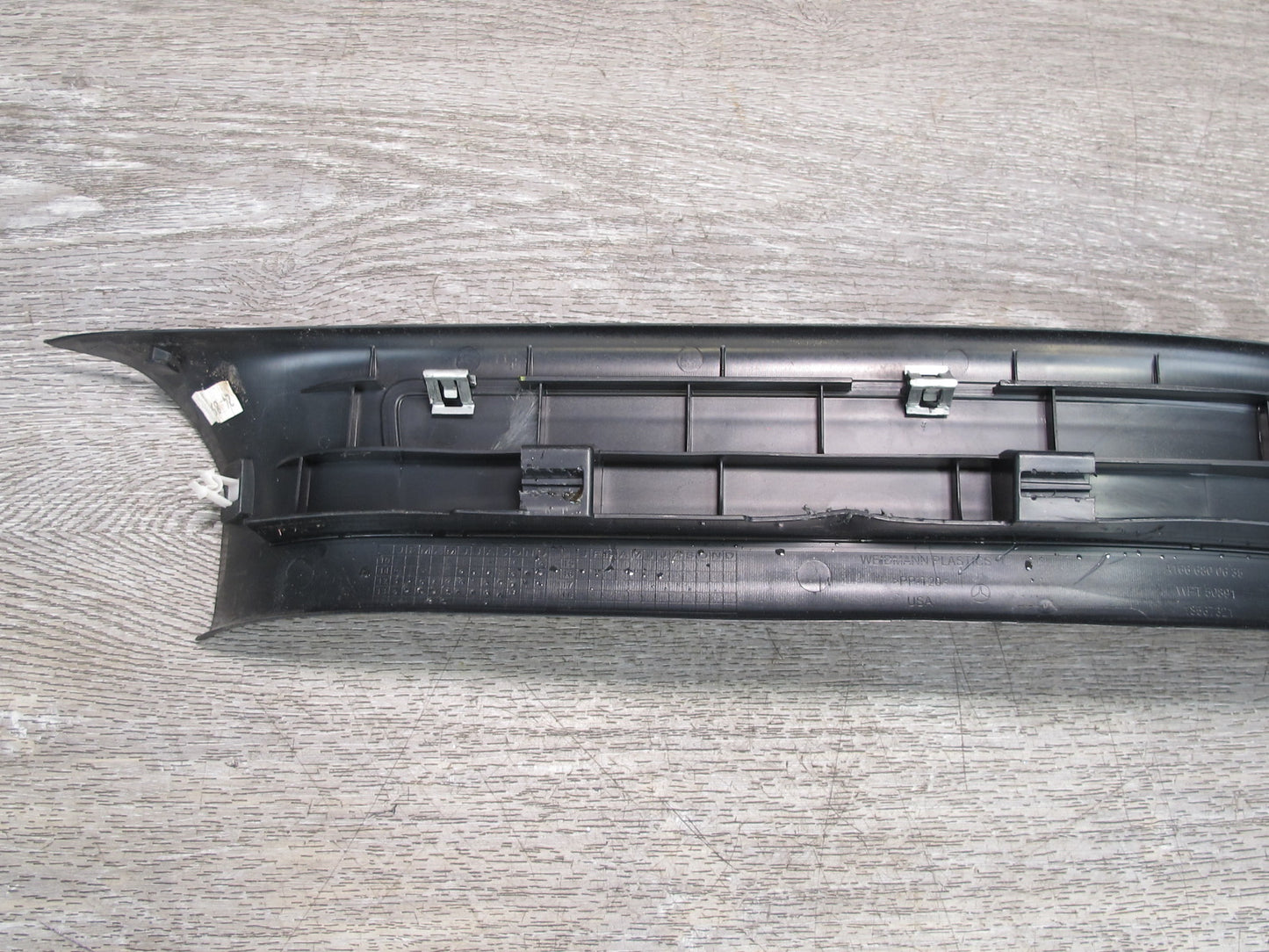 12-15 Mercedes W166 ML Set of 2 Rear Left Right Door Scuff Sill Plate Trim OEM