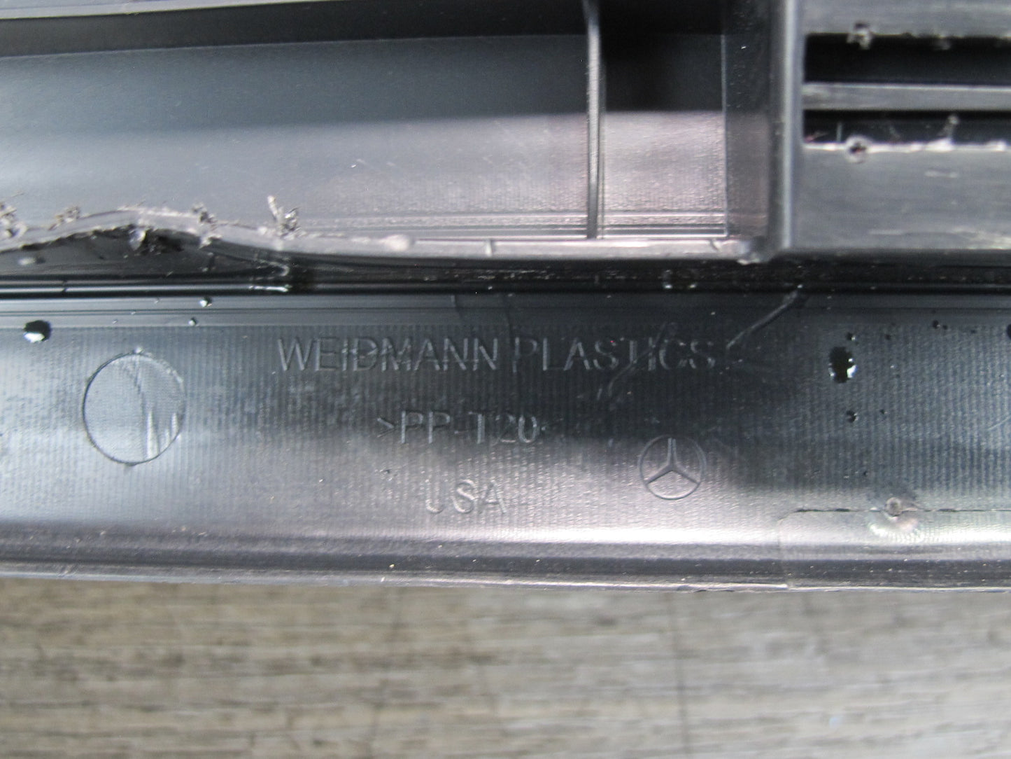 12-15 Mercedes W166 ML Set of 2 Rear Left Right Door Scuff Sill Plate Trim OEM