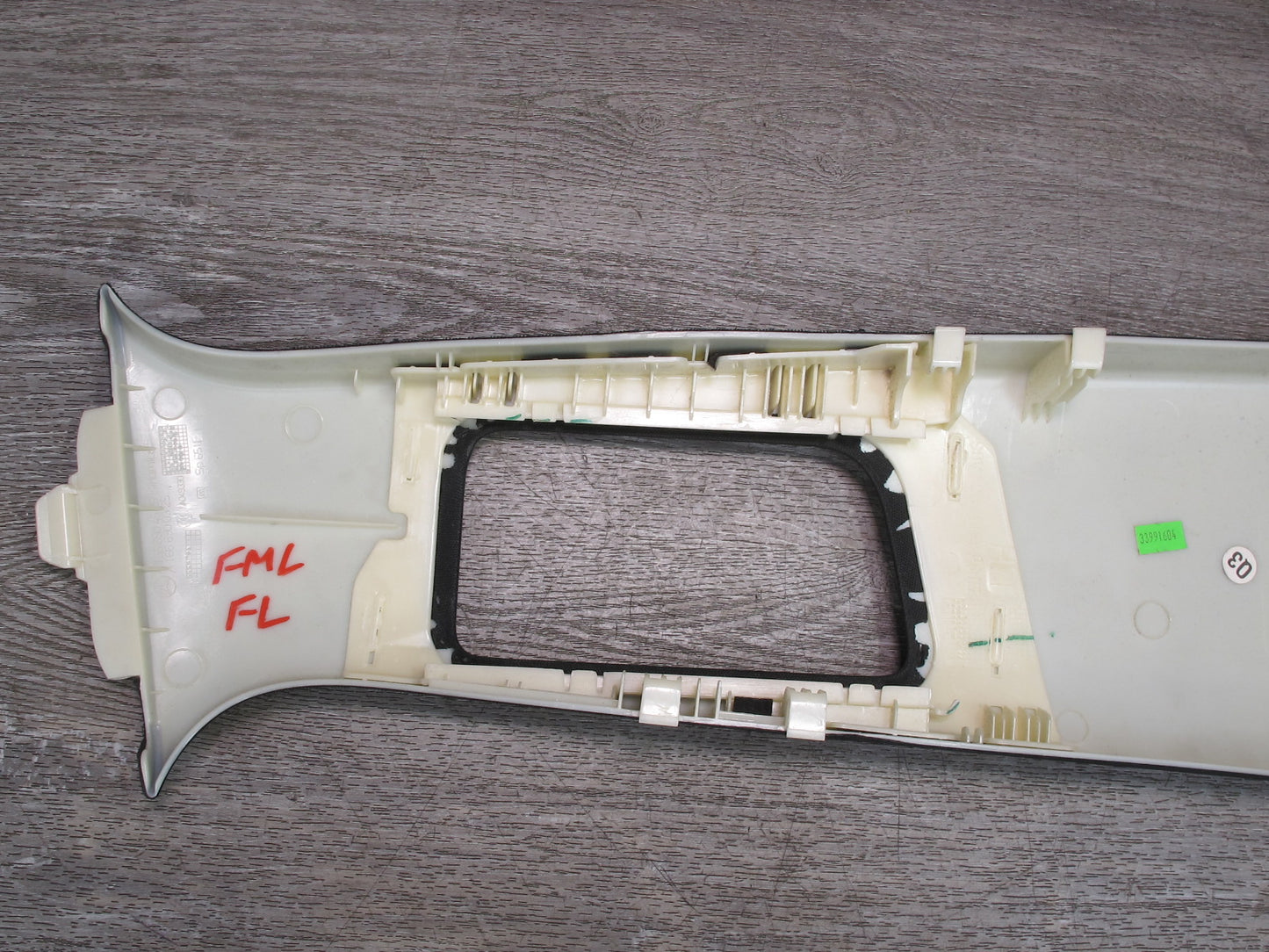 12-16 Mercedes W166 X166 GL ML Set of 2 Interior Upper B Pillar Trim Cover OEM