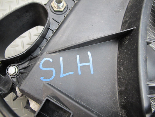 03-06 Mercedes R230 SL500 Engine Radiator A/C Condenser Cooling Fan Set OEM