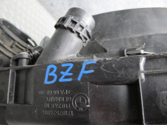 12-16 BMW E89 Z4 28i N20 Engine Radiator Condenser Oil Cooler Fan Shroud OEM