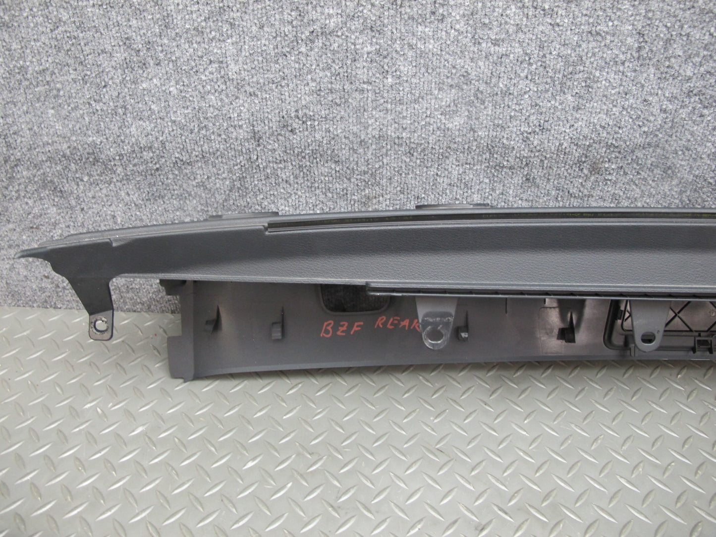 09-16 BMW E89 Z4 Rear Interior Upper Partition Trim Cover Assembly Black OEM