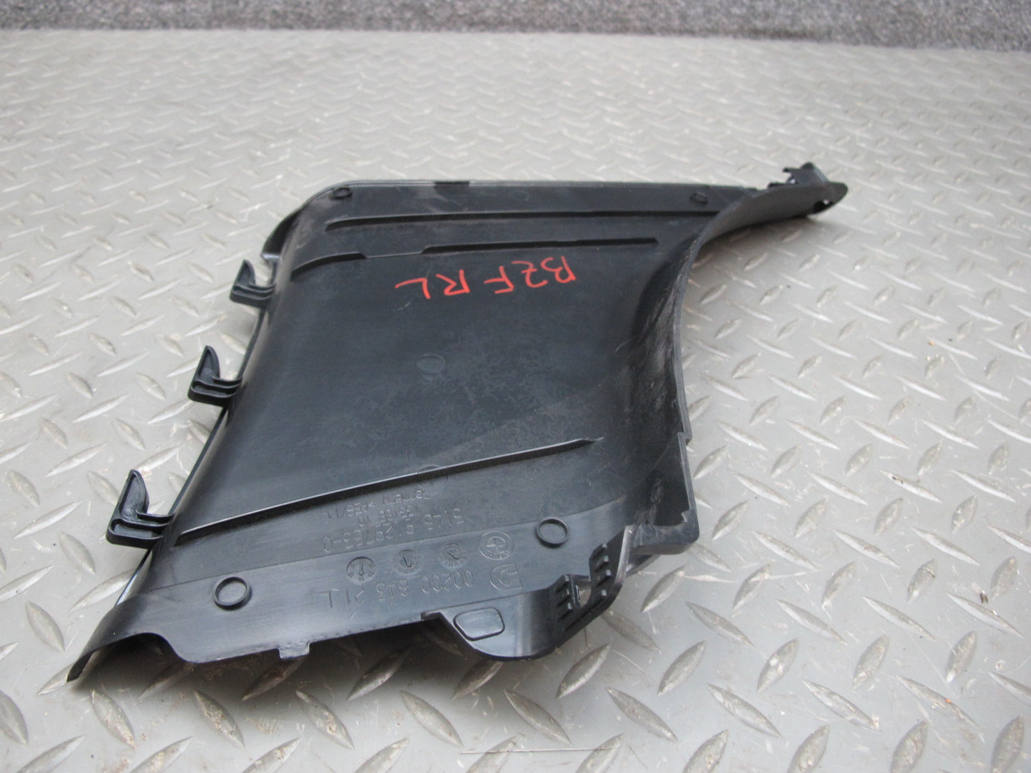 09-16 BMW E89 Z4 Rear Left Lower B Pillar Trim Cover Black 9129763 OEM