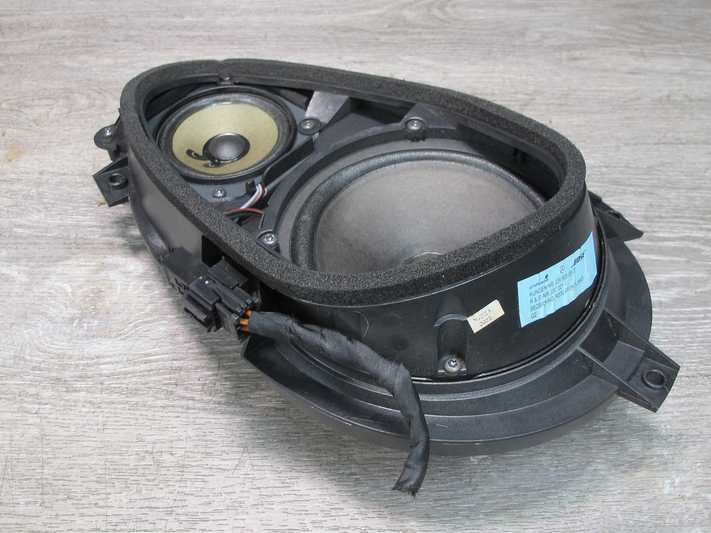 03-08 Mercedes R230 Sl-class Set of 2 Left & Right Door Bose Speaker OEM