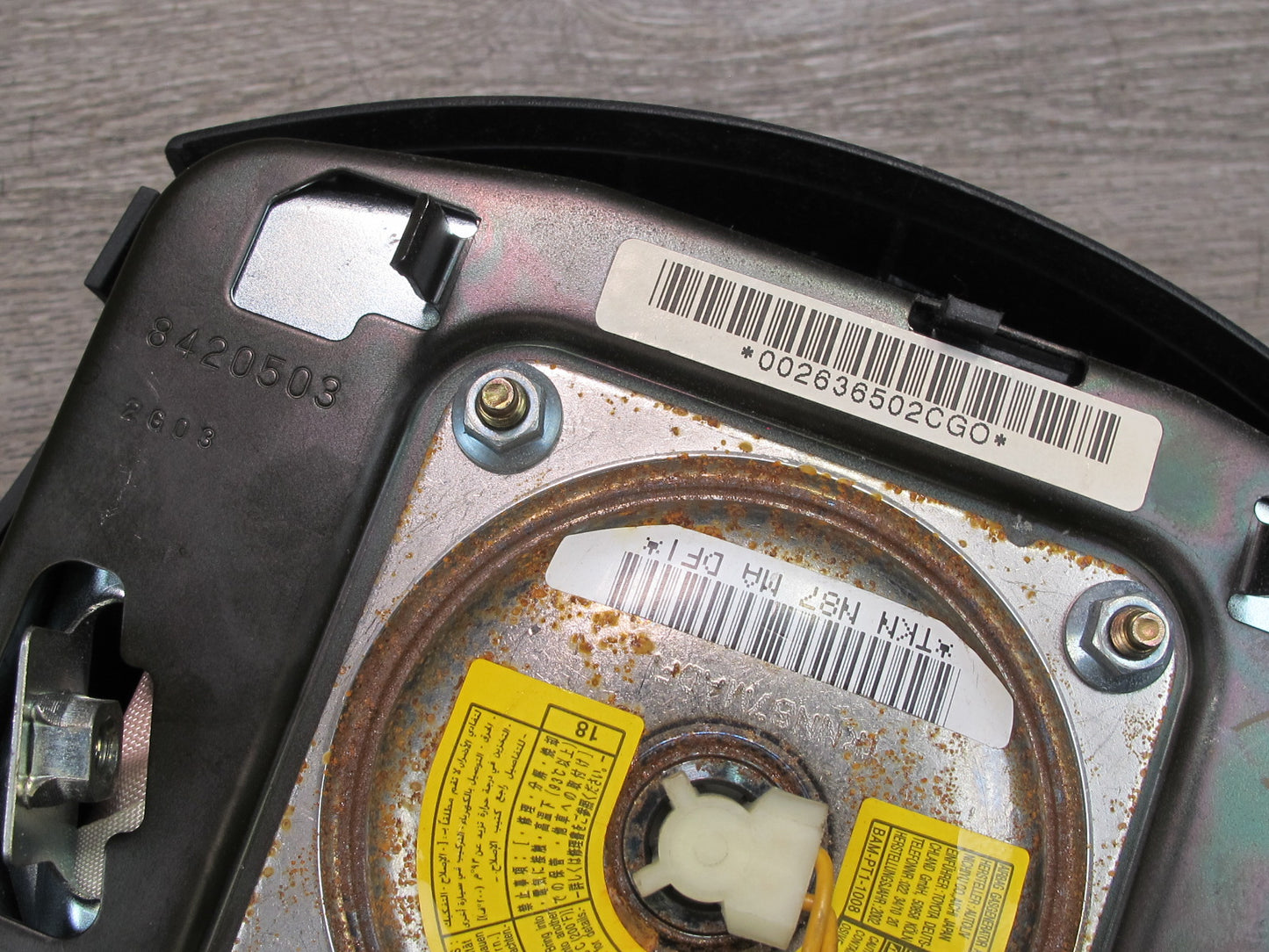 01-05 LEXUS GS300 GS430 FRONT LEFT DRIVER SIDE STEERING WHEEL SRS AIRBAG OEM