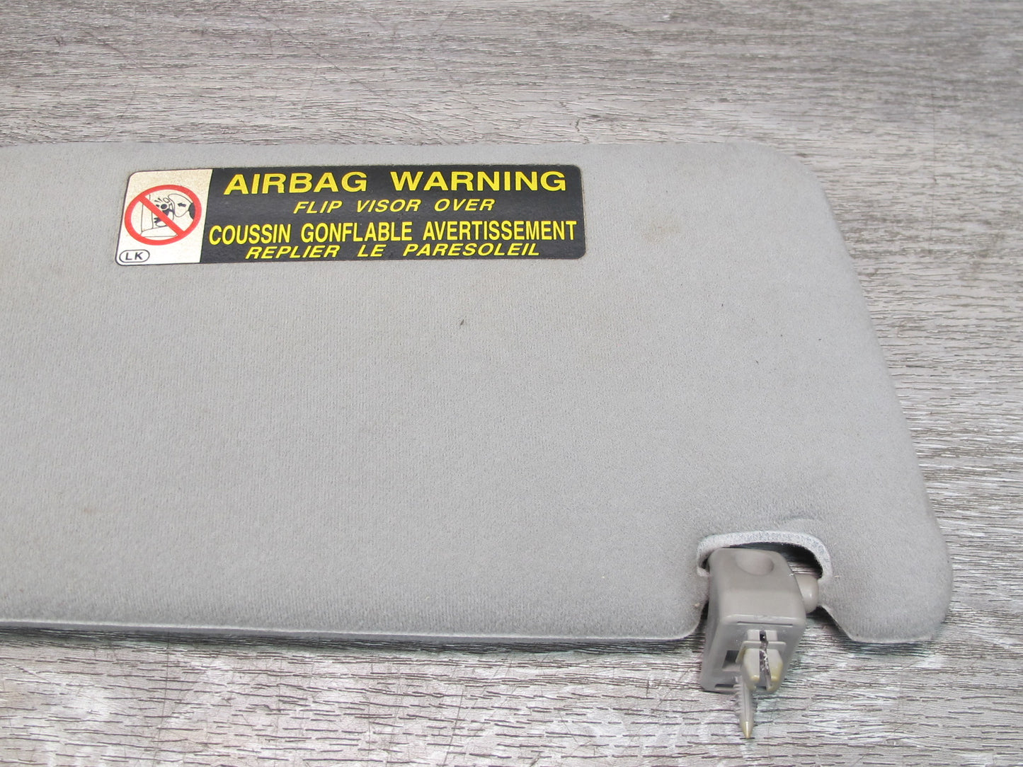 01-05 Lexus GS300 GS430 Set of 2 Front Left & Right Sun Visor Shade Gray OEM