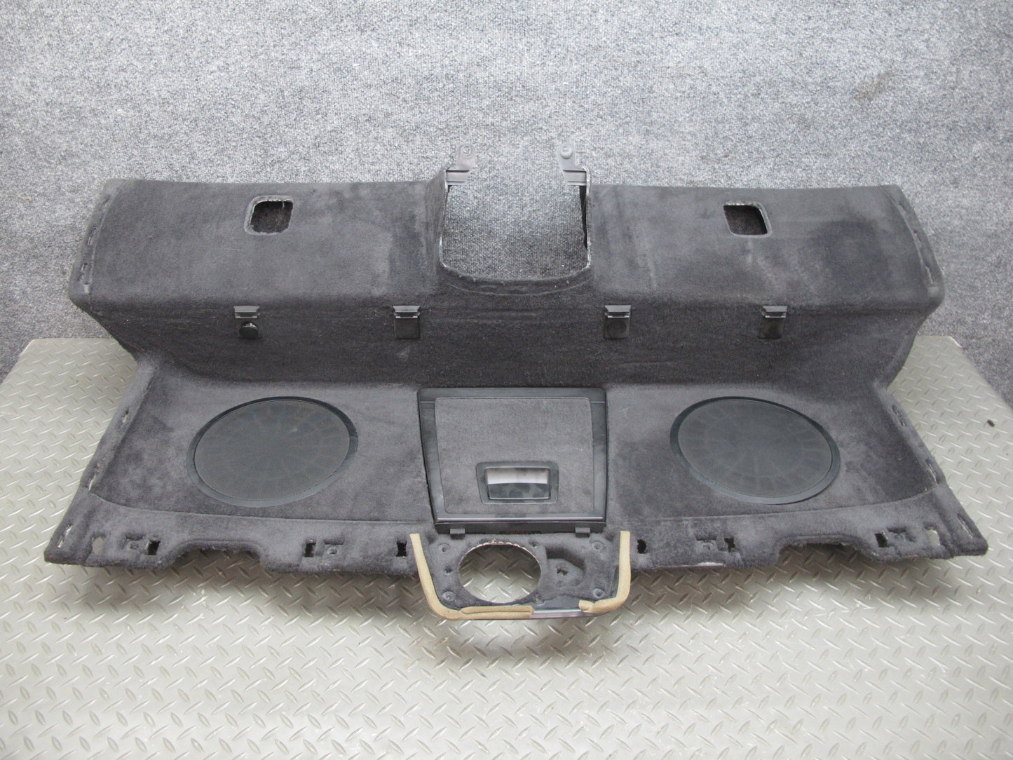 09-15 BMW E89 Z4 Rear Bulkhead Bulk Head Trim Panel Black OEM
