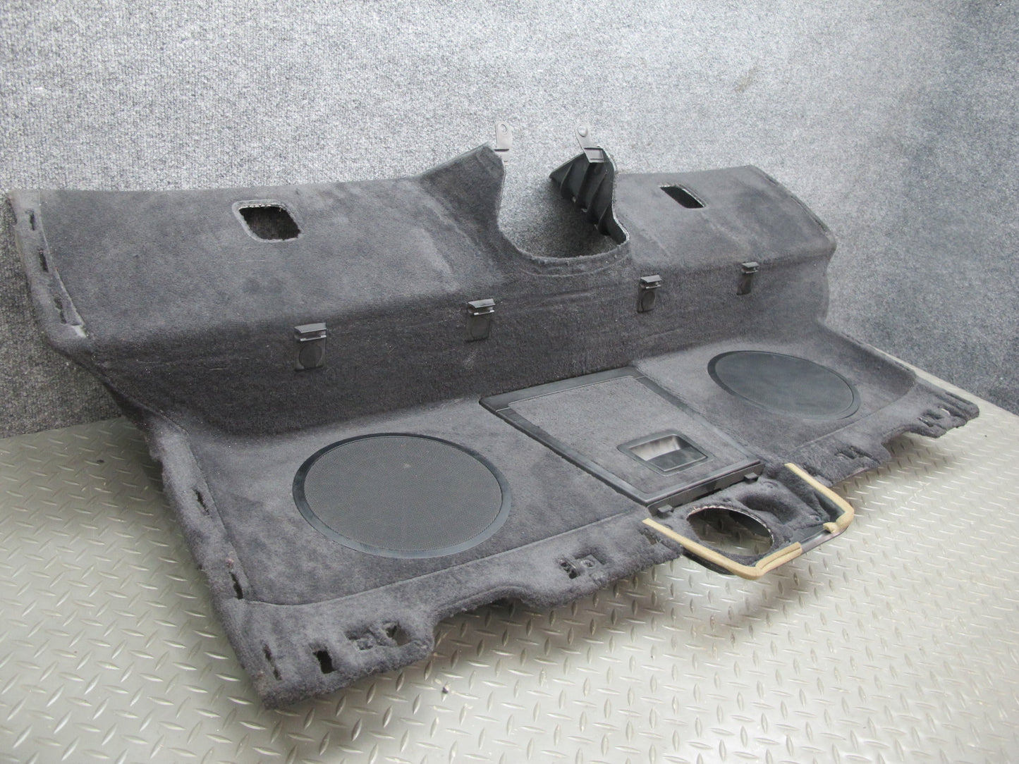 09-15 BMW E89 Z4 Rear Bulkhead Bulk Head Trim Panel Black OEM