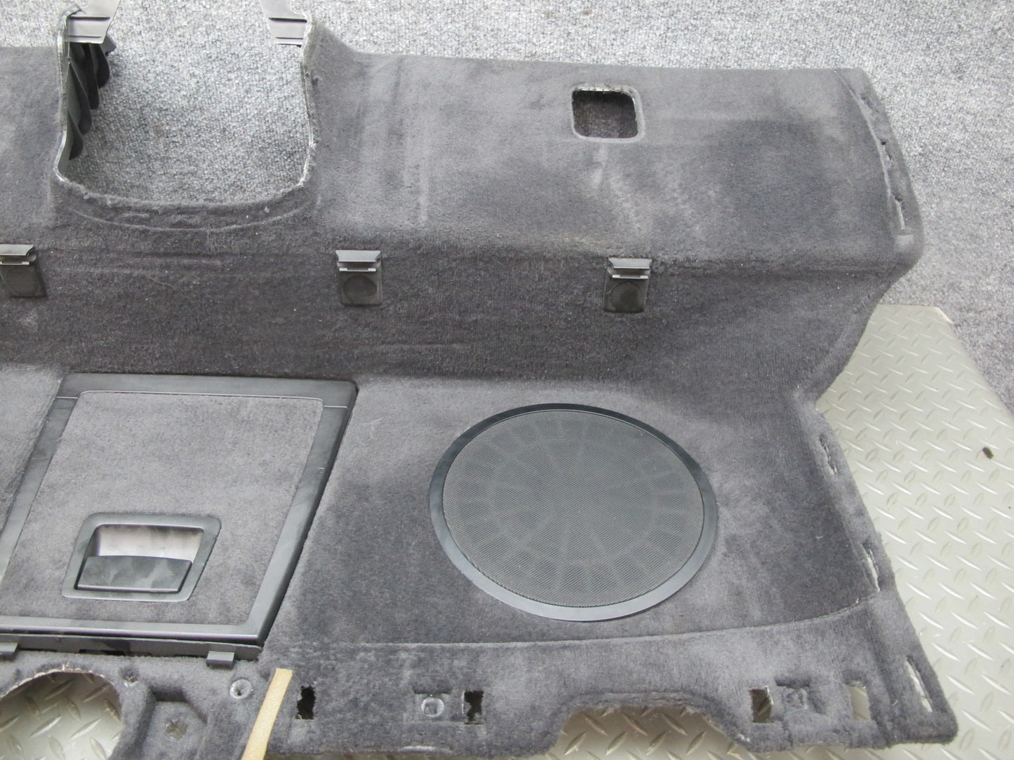 09-15 BMW E89 Z4 Rear Bulkhead Bulk Head Trim Panel Black OEM