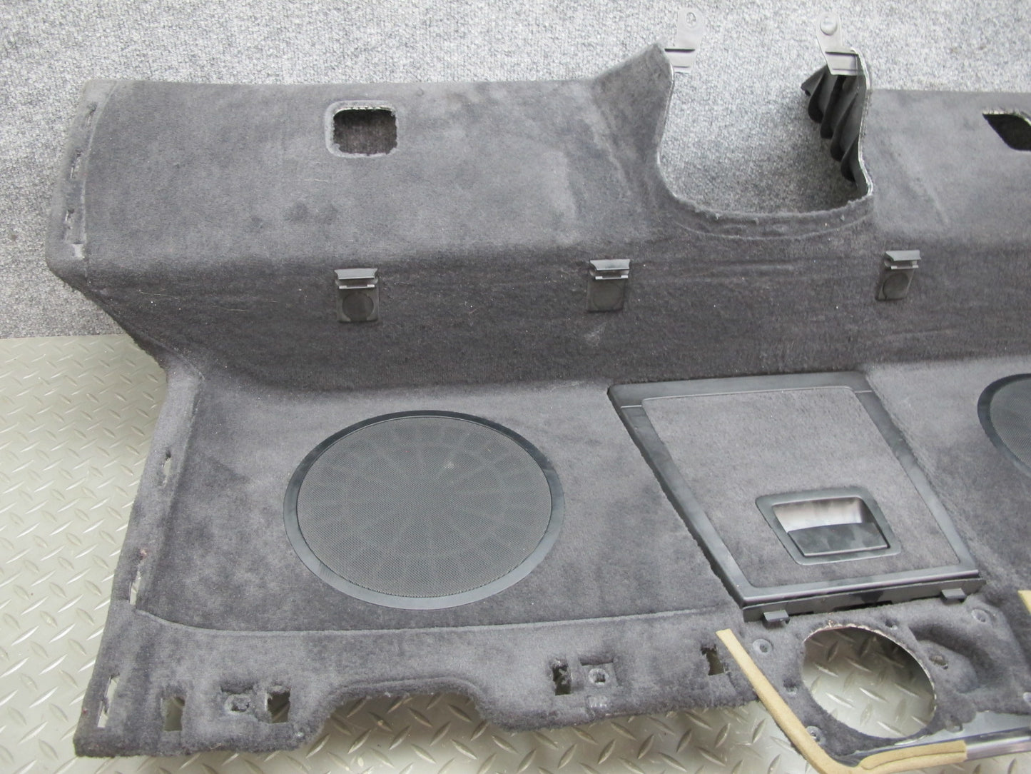 09-15 BMW E89 Z4 Rear Bulkhead Bulk Head Trim Panel Black OEM