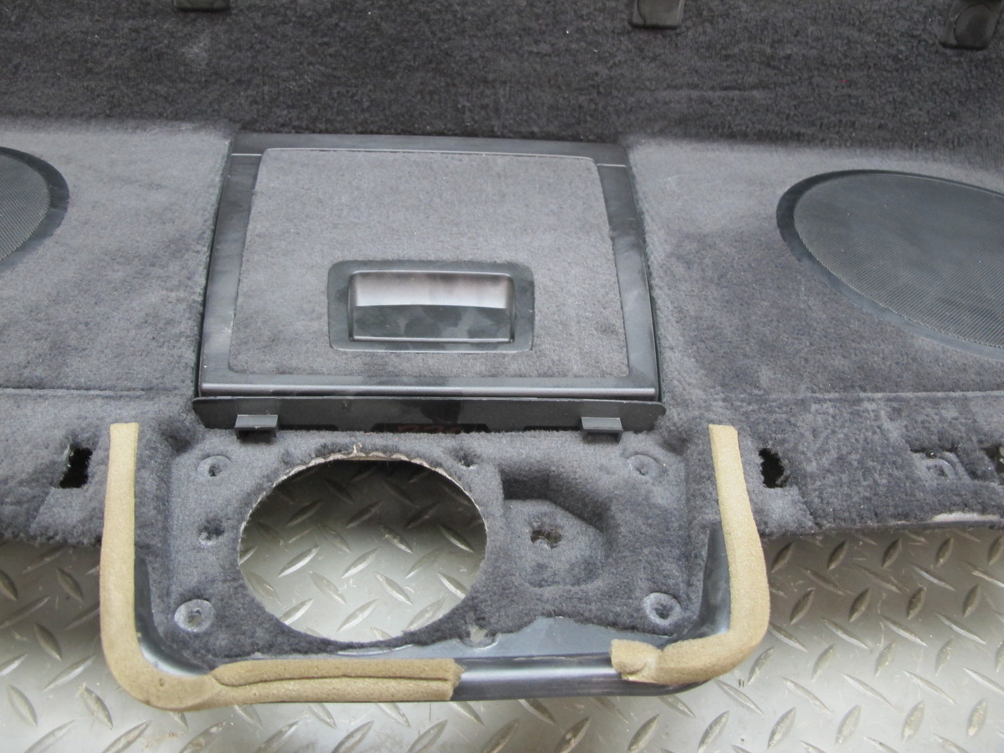 09-15 BMW E89 Z4 Rear Bulkhead Bulk Head Trim Panel Black OEM