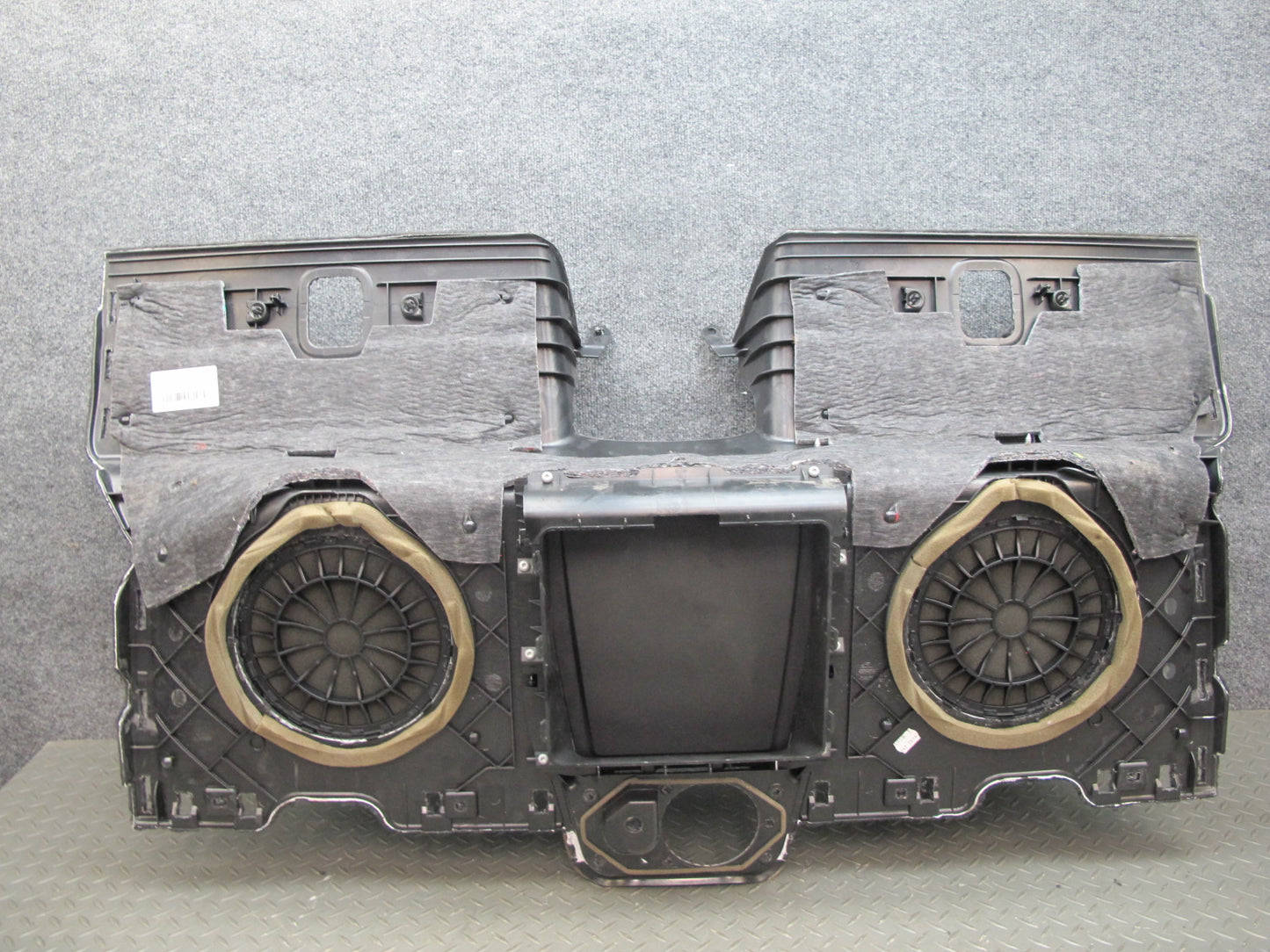 09-15 BMW E89 Z4 Rear Bulkhead Bulk Head Trim Panel Black OEM