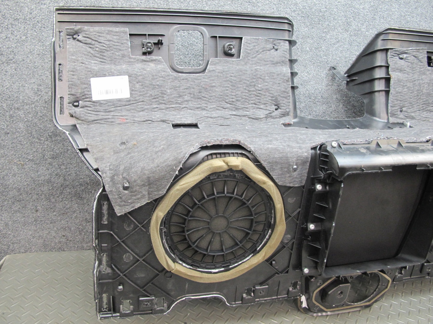 09-15 BMW E89 Z4 Rear Bulkhead Bulk Head Trim Panel Black OEM