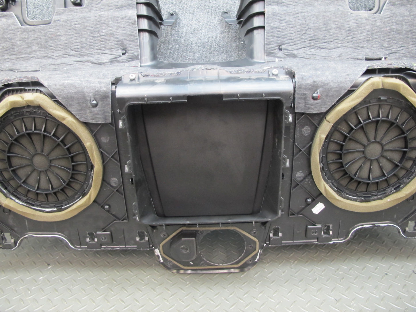 09-15 BMW E89 Z4 Rear Bulkhead Bulk Head Trim Panel Black OEM