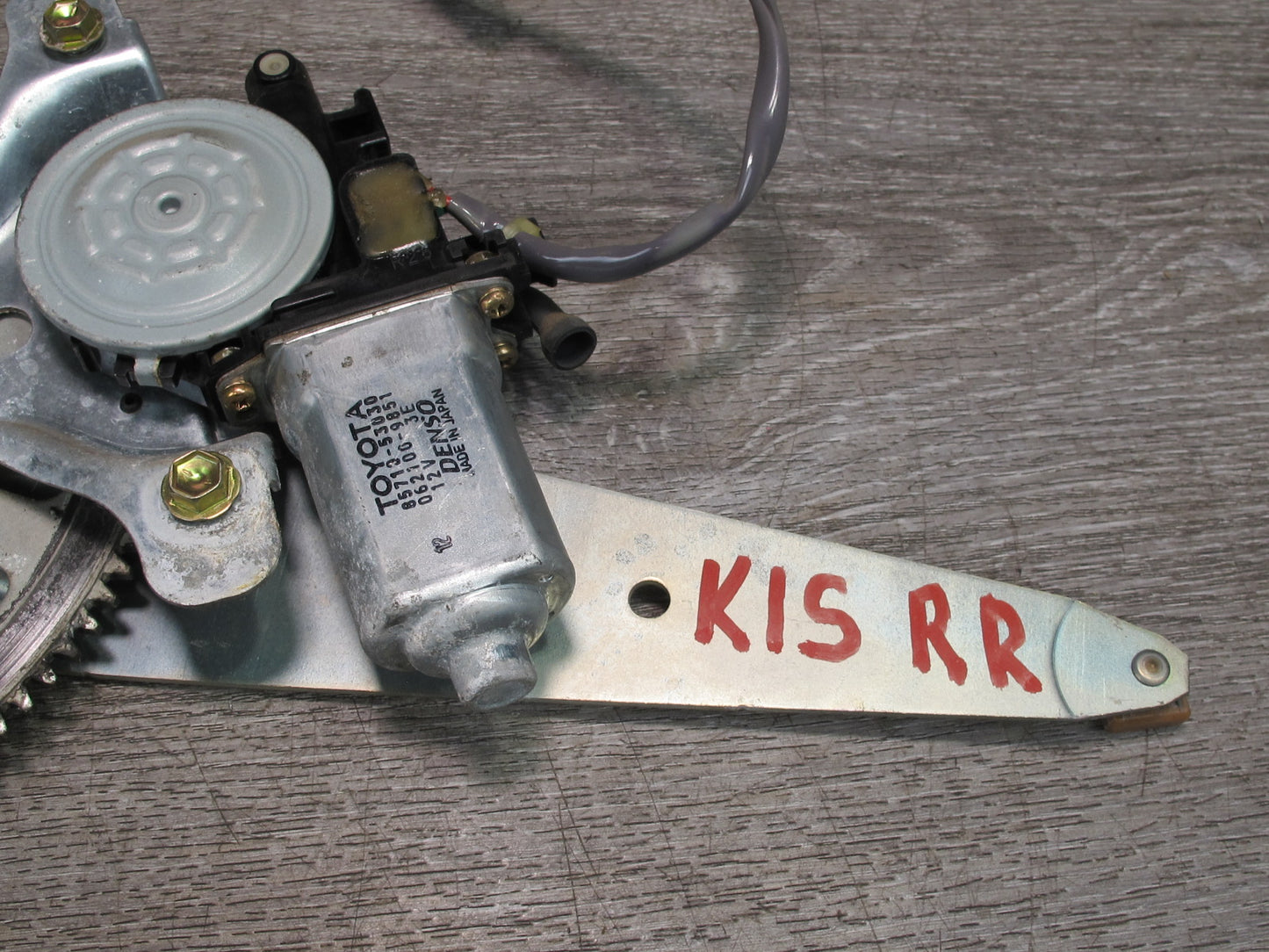 01-05 Lexus JCE10 IS300 Rear Right Door Window Regulator w Motor OEM