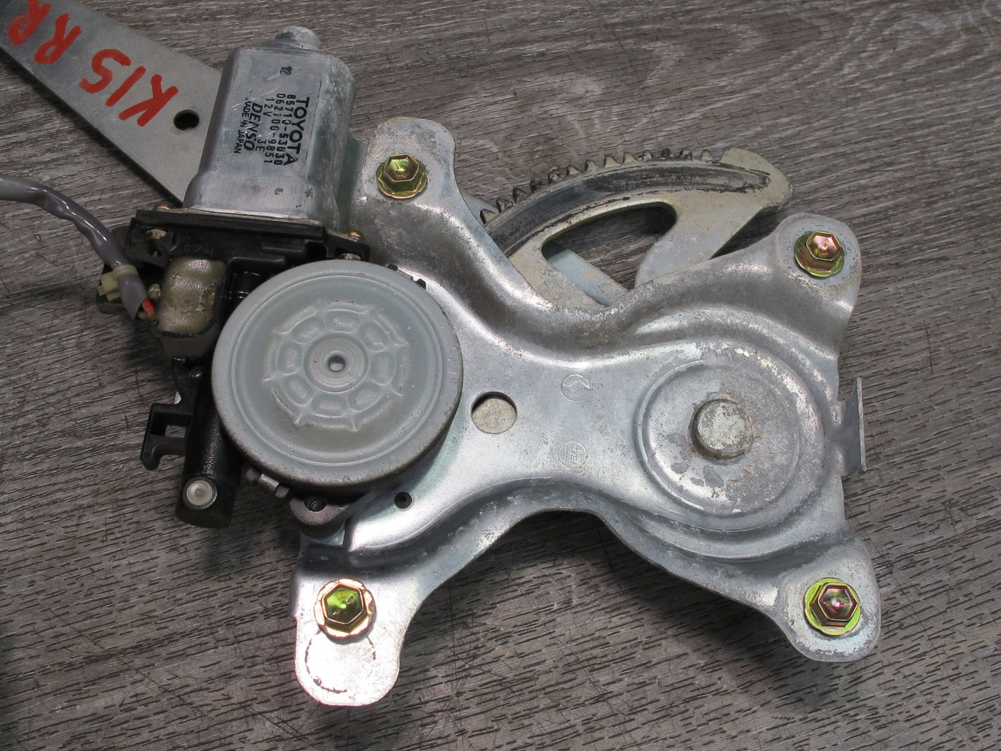 01-05 Lexus JCE10 IS300 Rear Right Door Window Regulator w Motor OEM
