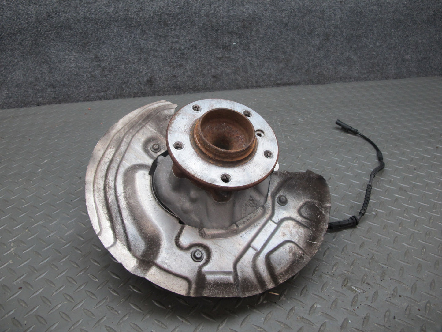 09-16 BMW E89 Z4 RWD Front Left Spindle Knuckle Wheel Hub Bearing 97K Mile OEM