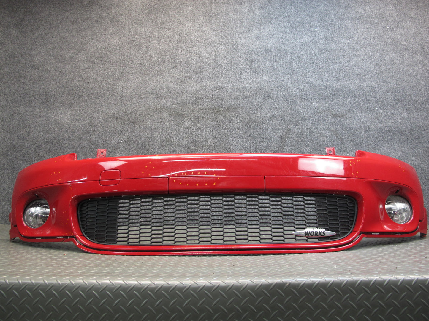 07-10 Mini Cooper S JCW R55 R57 R56 Front Bumper Cover w Fog Lights OEM