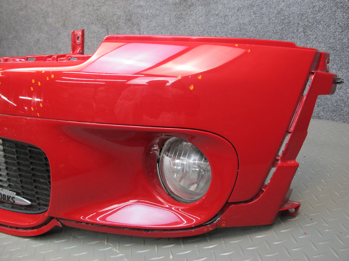 07-10 Mini Cooper S JCW R55 R57 R56 Front Bumper Cover w Fog Lights OEM