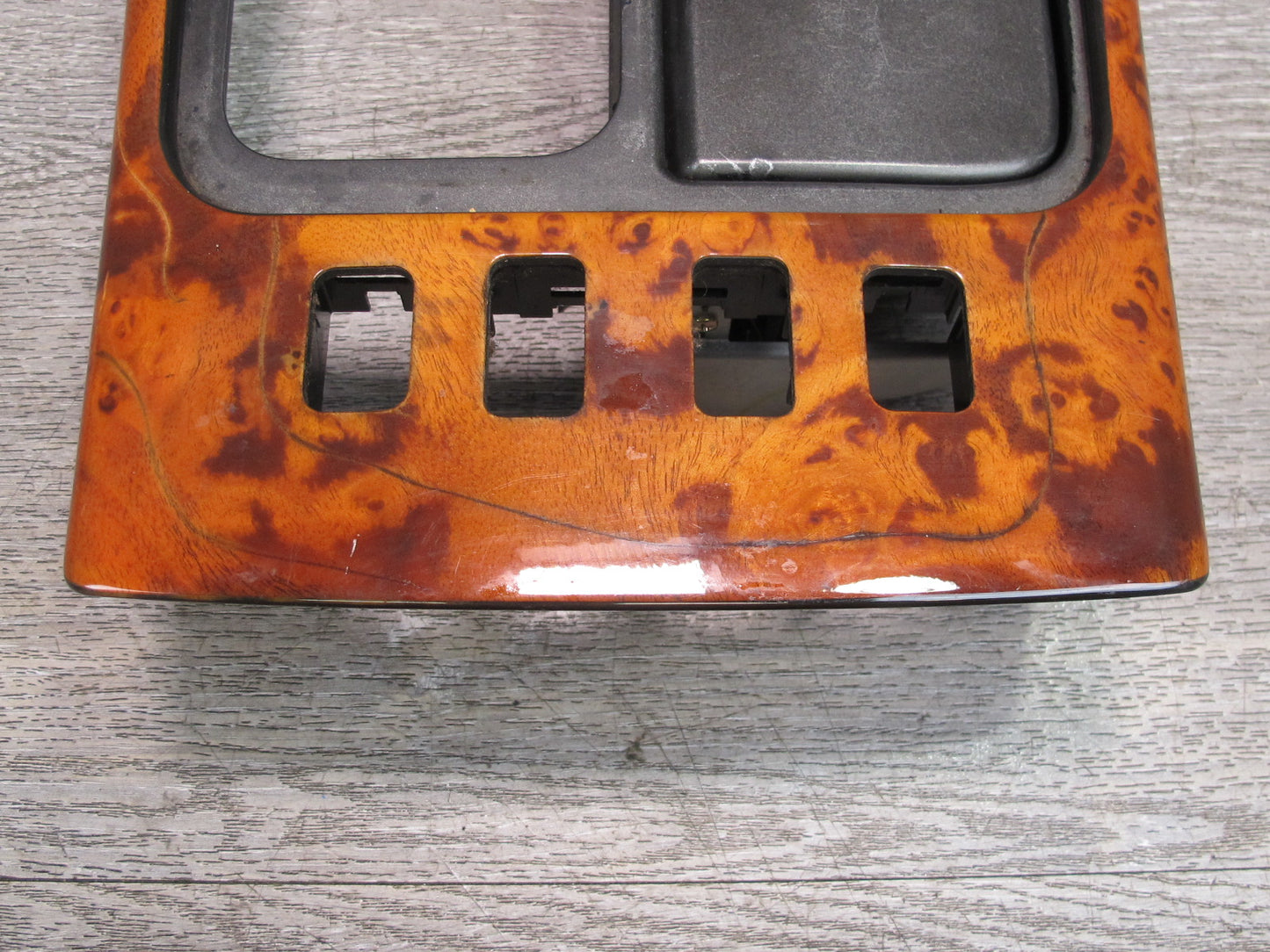 02-05 Lexus GS300 GS430 Center Console Shifter Wood Bezel Trim Cover Panel OEM