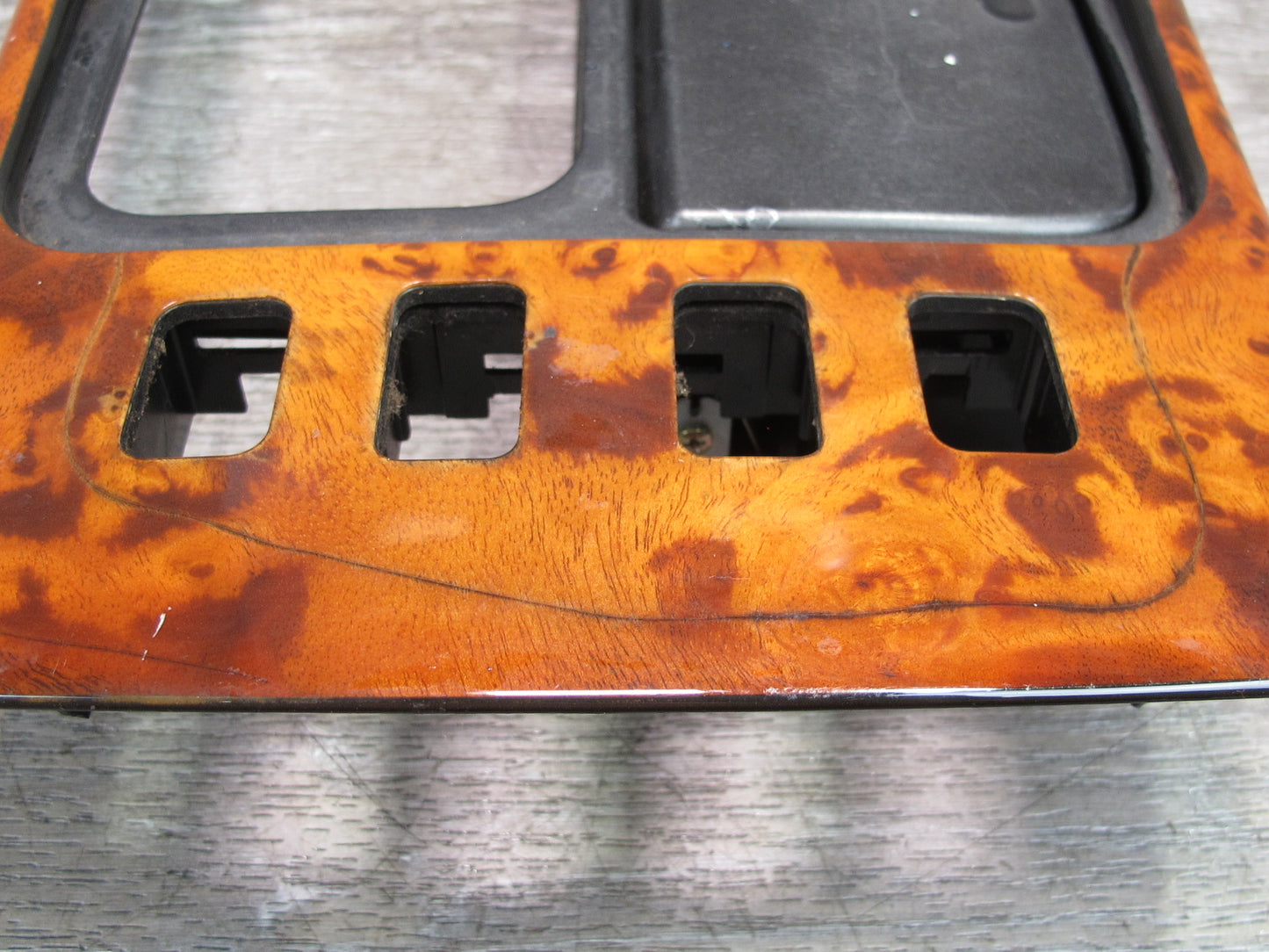 02-05 Lexus GS300 GS430 Center Console Shifter Wood Bezel Trim Cover Panel OEM