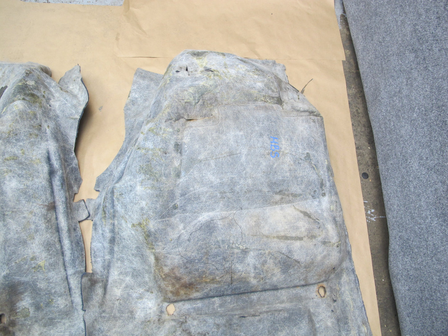 86-87 BMW E24 635CSI Interior Floor Carpet Liner Cover OEM