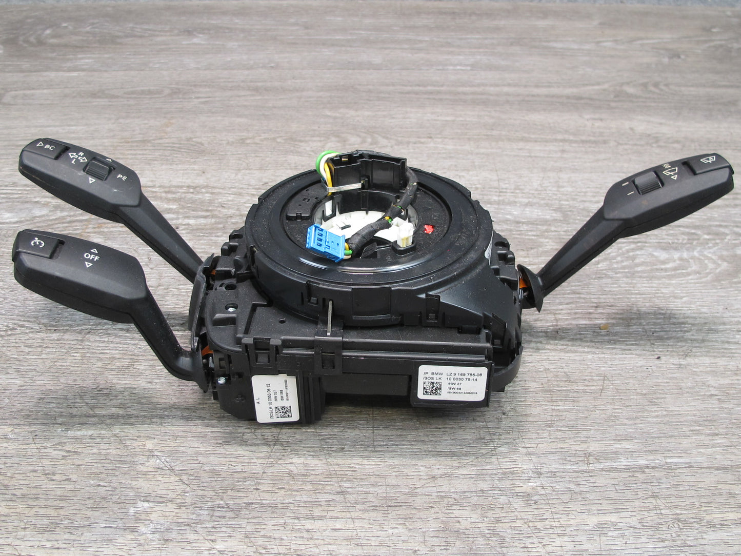 09-16 BMW Z4 E89 ROADSTER STEERING COLUMN MULTI SWITCH CLOCK SPRING OEM