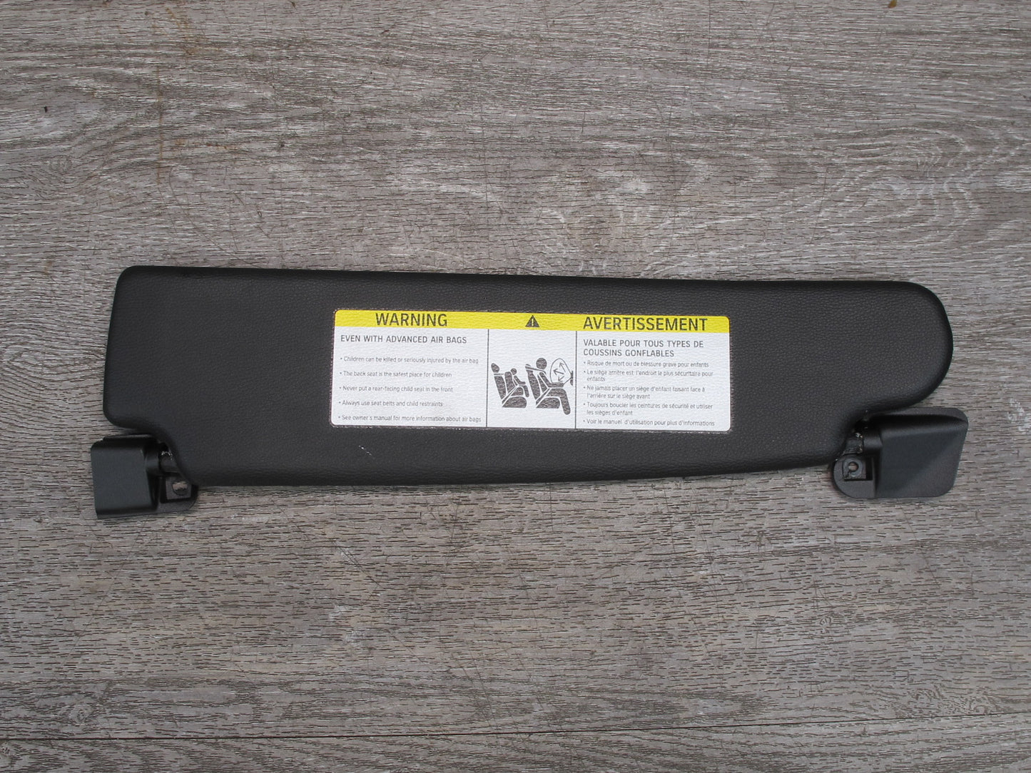 09-16 BMW E89 Z4 Set of 2 Front Left & Right Sun Visor Black OEM