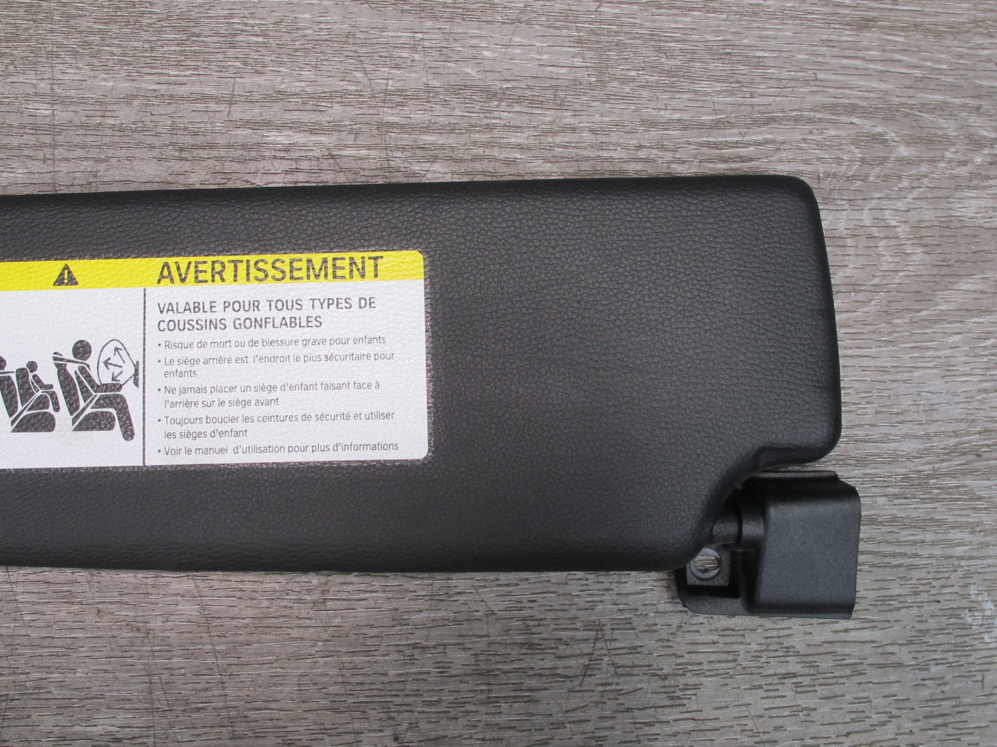 09-16 BMW E89 Z4 Set of 2 Front Left & Right Sun Visor Black OEM