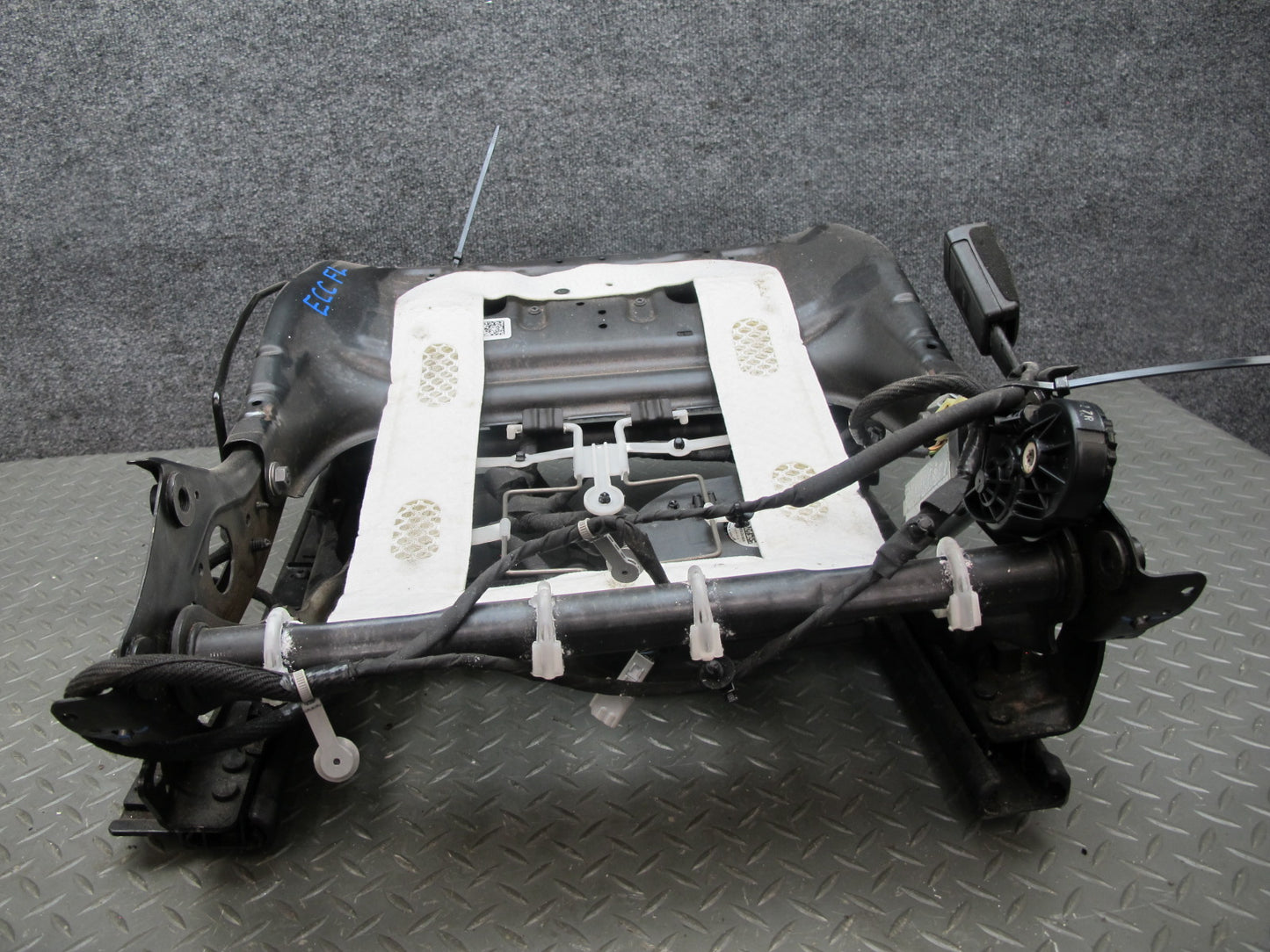 16-23 Chevrolet Camaro Front Left Seat Lower Frame Track Rail w Motors OEM