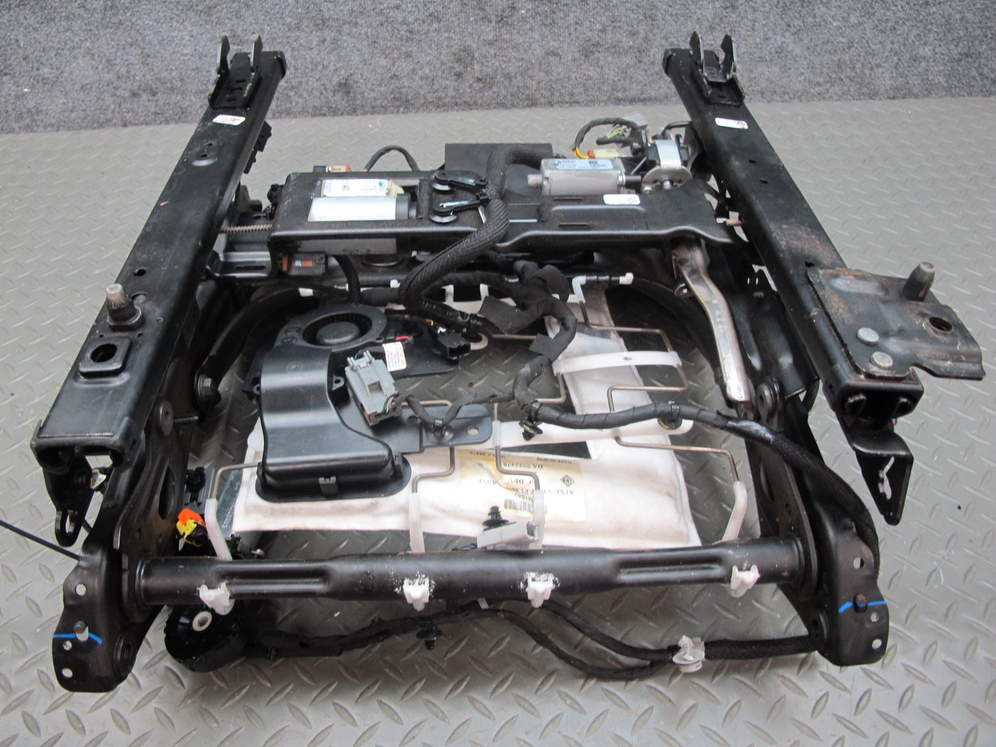 16-23 Chevrolet Camaro Front Left Seat Lower Frame Track Rail w Motors OEM