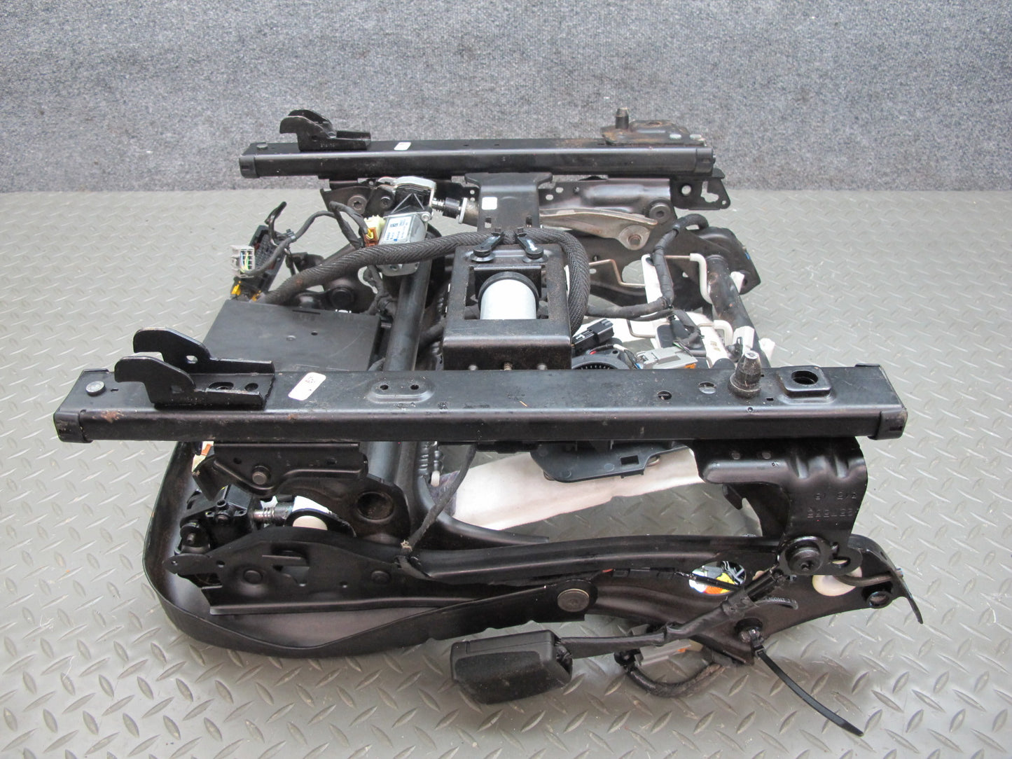 16-23 Chevrolet Camaro Front Left Seat Lower Frame Track Rail w Motors OEM