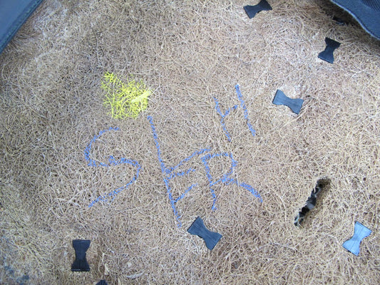 03-08 Mercedes R230 Front Right Seat Leather Upper Backrest Cushion OEM