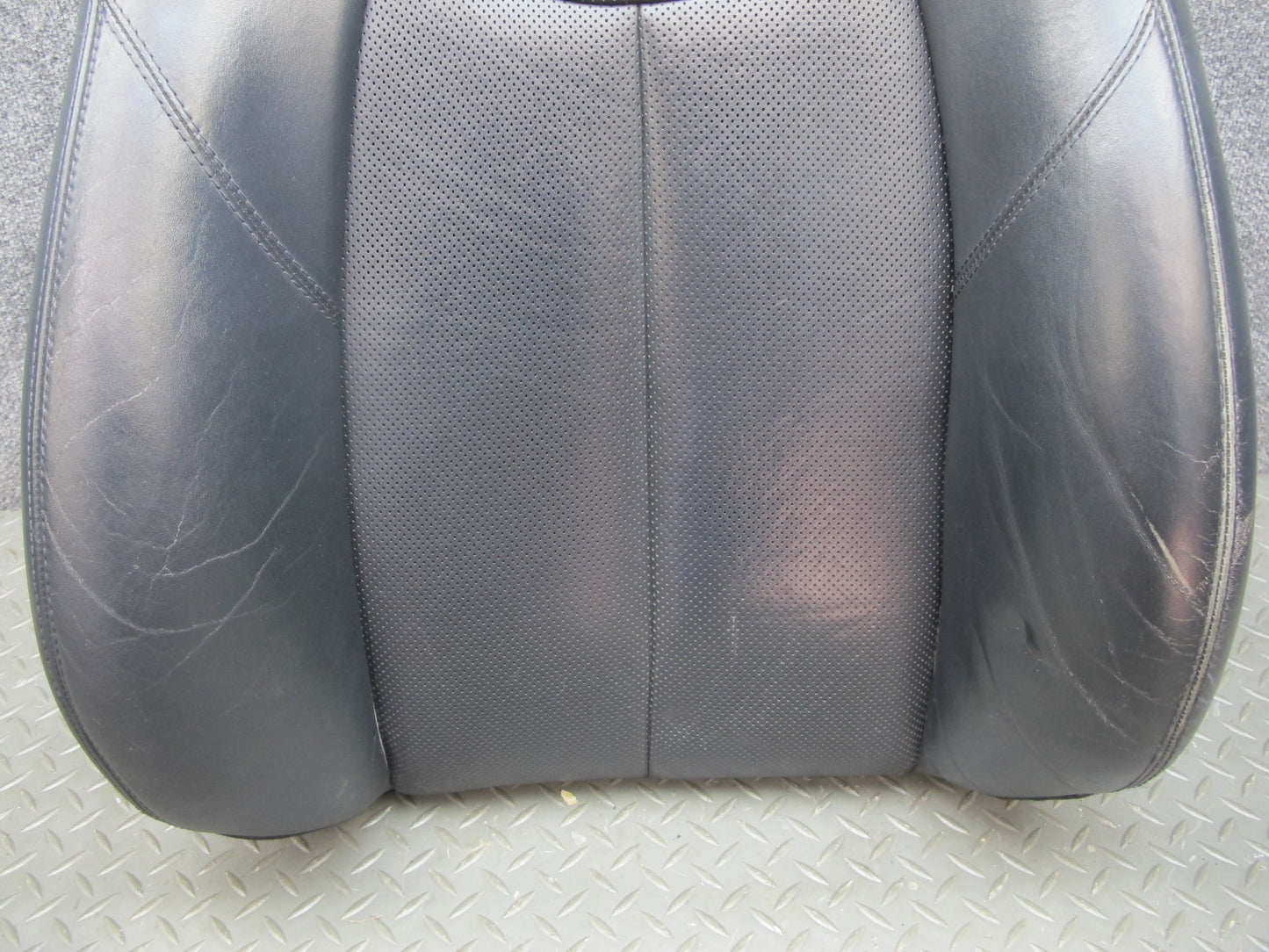 03-08 Mercedes R230 Front Left Seat Leather Upper Backrest Cushion OEM