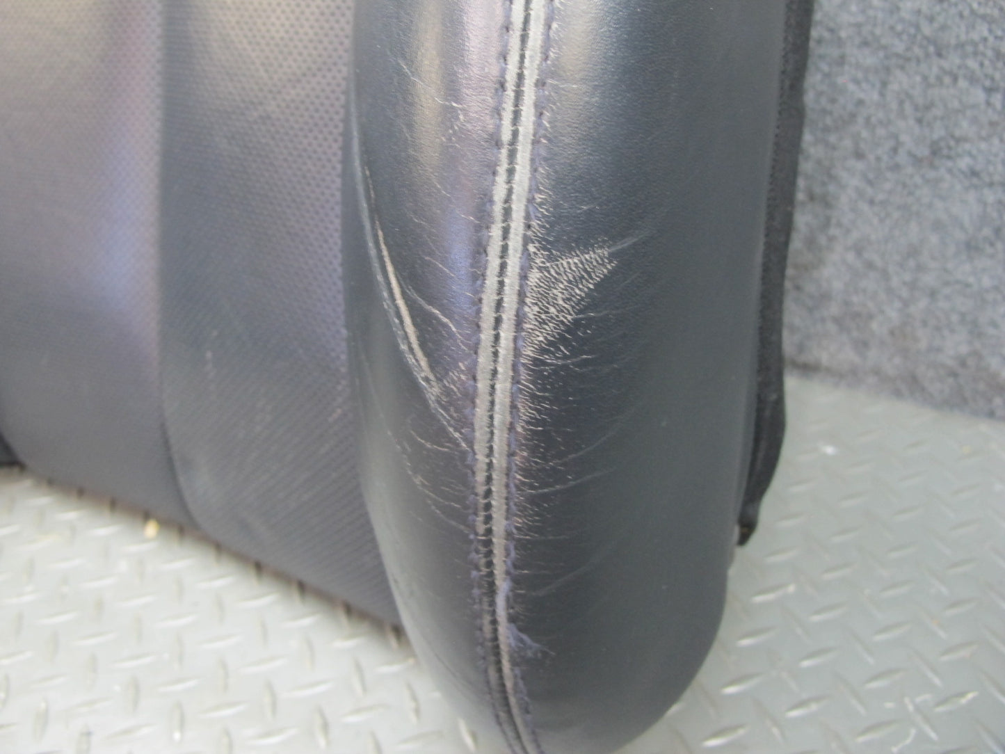 03-08 Mercedes R230 Front Left Seat Leather Upper Backrest Cushion OEM